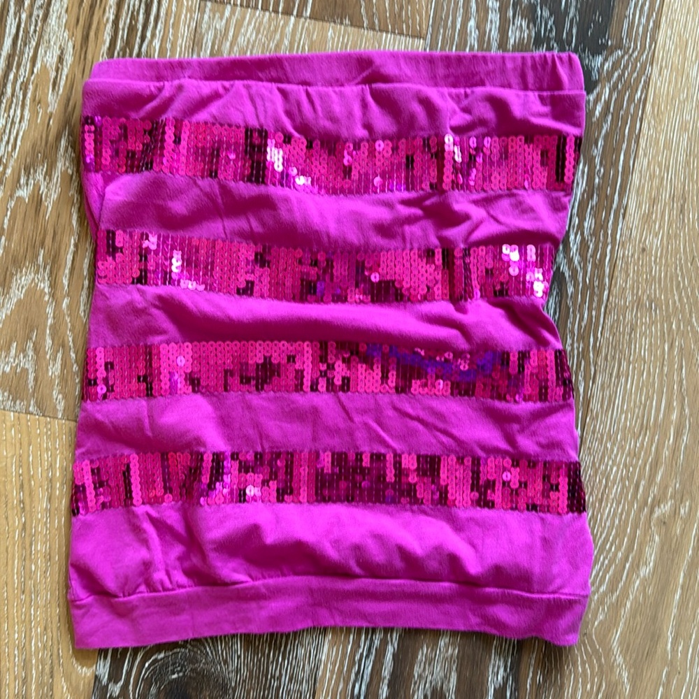 Y2K Bongo Sequin Tube Top size M